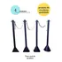 Kit 4 Pedestal Organizador Fila Preto   6m Corrente P Am pta