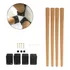 Kit 4 Pés Palito 70cm De Madeira Pé De Mesa Mesinha Redonda