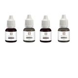 Kit 4 Pigmentos Nuance 8ml A Escolha Diluente