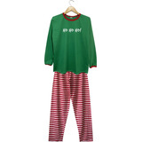 Kit 4 Pijamas Família Natal Longo