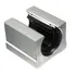 Kit 4 Pillow Block Aberto 16mm Sbr16uu Com Rolamento Linear