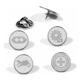 Kit 4 Pin Botton Broche Aço Cirurgico Profissões A Combinar