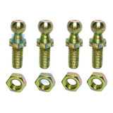 Kit 4 Pino Parafuso M8 Porca Amortecedor Capô Porta Malas