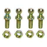 Kit 4 Pino Parafuso M8 Porca Amortecedor Porta Malas Capô