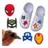 Kit 4 Pins Emborrachados Para Crocs Babuche Temas Variados