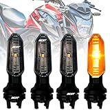 Kit 4 Pisca Led Seta Modelo Original Coxim Compativel Para Motos Titan 160 Fan 125i 150 160 2014 Em Diante Cb Twister 2016