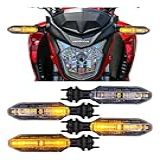 Kit 4 Piscas Led Seta Sequencial Honda Cb Twister 250 Titan