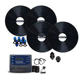 Kit 4 Placas De Aquecimento Solar P Piscina Cdt Válvula