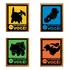 Kit 4 Placas Decorativas Gamer Pokemon Eu Escolho Voce