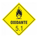 Kit 4 Placas Pvc Amarela 30x30   Risco Oxidante 5 1