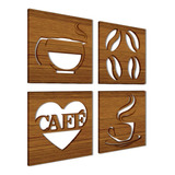 Kit 4 Placas Quadros