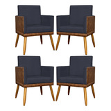 Kit 4 Poltronas Decorativas