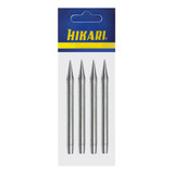 Kit 4 Ponta Cônica Ferro Solda Hikari Sc 60 power 40 21k205