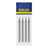 Kit 4 Ponta Cônica Ferro Solda Hikari Sc 60 power 40 21k205