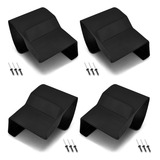 Kit 4 Ponteira Estribo Attack Prime Preto Chevrolet S10 2022
