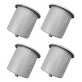Kit 4 Porta Copo De Embutir Cor Cinza C Proteção Uv