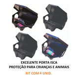 Kit 4 Porta Isca Armadilha Para Ratos Proteção P Crianças