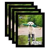 Kit 4 Porta Retrato Molduras 20x25 Preto