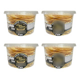Kit 4 Pote Chips Canastra Queijo Provolone Desidratado 160g