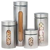 Kit 4 Pote Inox