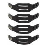 Kit 4 Presilhas Belt Keeper Polimero Maynards P Cinto Preto