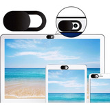 Kit 4 Protetor Câmera Tampa Webcam Notebook Película Priva