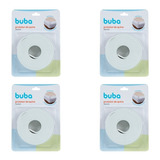 Kit 4 Protetor De Quina Rolo Flexível Cantos Bebê Segurança