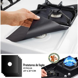 Kit 4 Protetores Forra Fogão Anti Aderente Reutilizável