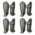 Kit 4 Prs Perneira Bidim C/velcro 3 Talas Pvc Proteção Cobra