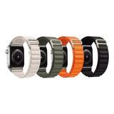 Kit 4 Pulseira Loop Compatível p Apple Watch Ultra 49mm