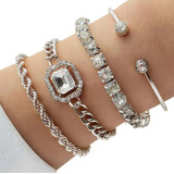 Kit 4 Pulseiras Femininas