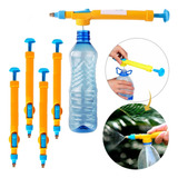 Kit 4 Pulverizador P Garrafa Pet Manual De Pressão Multiuso