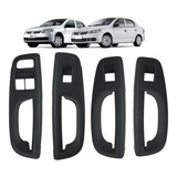 Kit 4 Puxador Interno Da Porta Gol G5 Vidro Elétrico Grafite