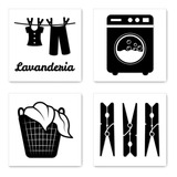 Kit 4 Quadros Decorativos