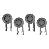 Kit 4 Queimador Duplo 17cm Bp Ferro Fundido Fogão Industrial