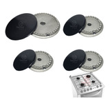 Kit 4 Queimadores 4 Espalhadores Fogão Electrolux 1 Gd 3 Pq