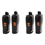 Kit 4 Radio Comunicador 777s Profissional Ht Uhf 16 Canais