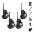 Kit 4 Radio Comunicador Baofeng 777s Profissional 16 Canais