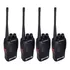 Kit 4 Radios Comunicador Baofeng 777s 16canais Profissional O Melhor Bandas De Freqüência 400-470mhz Cor Preto