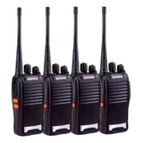 Kit 4 Radios Comunicador Walk Talk Profissional Baofeng 12km