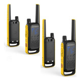 Kit 4 Rádios Comunicadores Talkabout Motorola T470 Até 56km