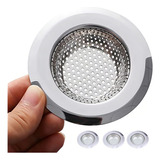 Kit 4 Ralinhos Ralo Pia Cozinha Tanques Inox Peneira 7cm