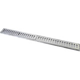 Kit 4 Ralo Linear 10x100 Coleta Agua Pluvial Grelha Aluminio