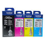 Kit 4 Refil Brother Btd60 Bt5001 Dcp T220 T510 T4500 T4000