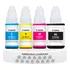 Kit 4 Refil Tinta Origin Canon Gi190 G1100 G2100 G3100 G4100 Tinta Coloridas