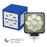 Kit 4 Refletor Holofote Farol De Milha Led 27w 12v 60v Barco Off Road Caminhão
