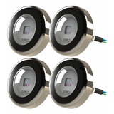 Kit 4 Refletor Para Piscina Power Led Tholz Rgb 10w Inox