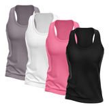 Kit 4 Regatas Femininas