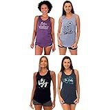 Kit 4 Regatas Longline Feminina MXD Conceito Silim Fitness Academia Casual Diversas Estampas G Opção 10 