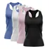 Kit 4 Regatas Nadador Feminina Básica Blusa Academia